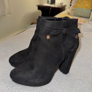 Women’s Black Heeled Booties